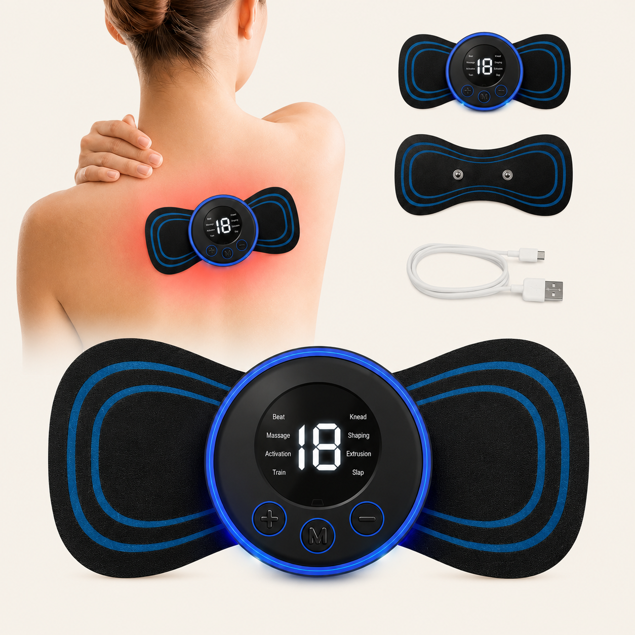 Masajeadora Corporal usb Kit completo